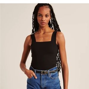 Abercrombie & Fitch square neck body suit new with tags!